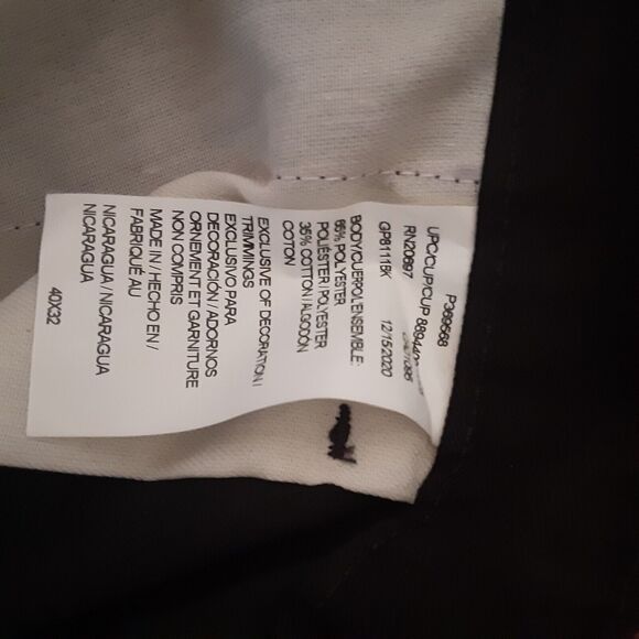 Dickies Twill Work Pants Mens 40X32 Black Flex Workwear Slim Fit Straight EUC - Picture 3 of 10